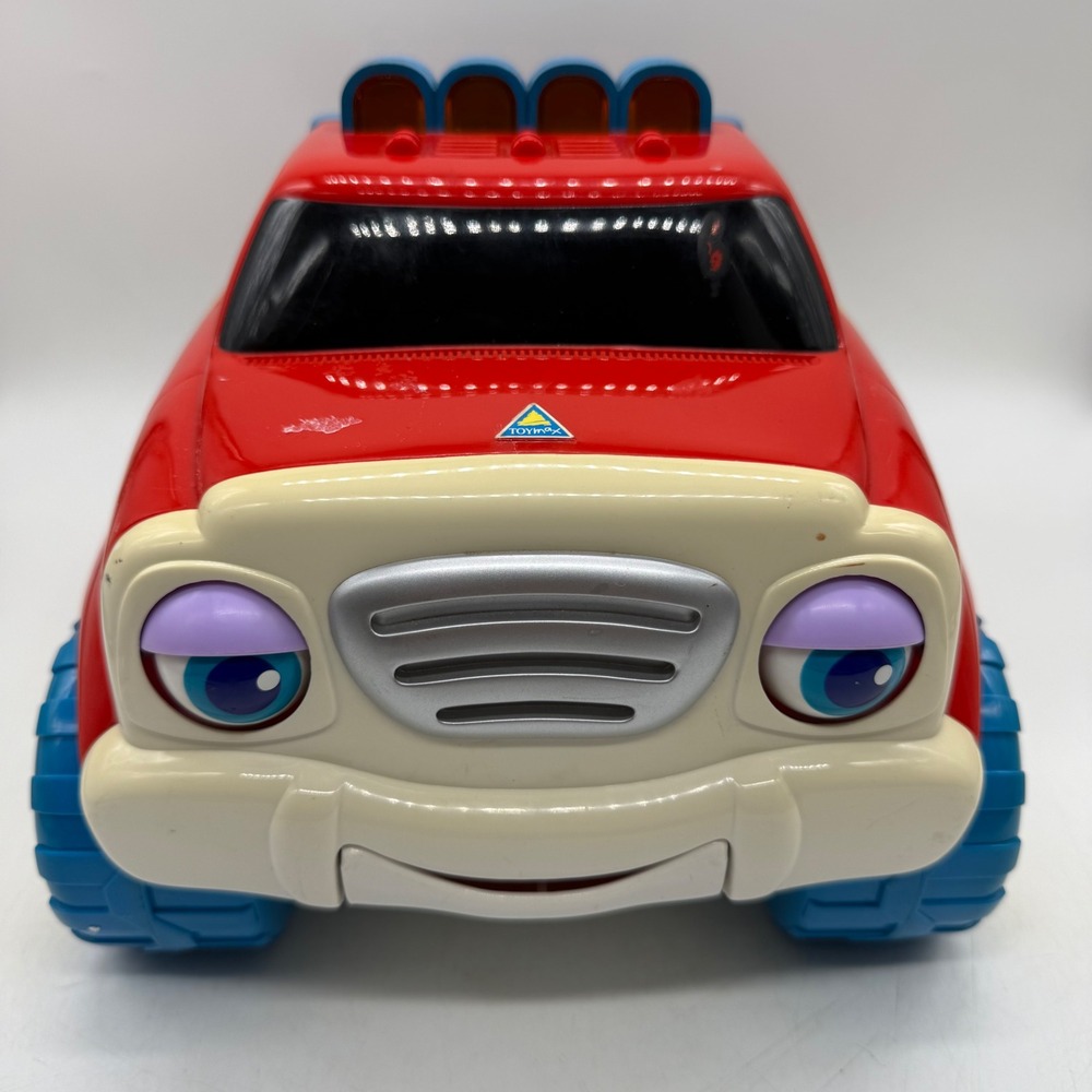 Toymax Mighty Mo's Motorized Truck Red Monster Truck Wheelie Action Toy Flawed
